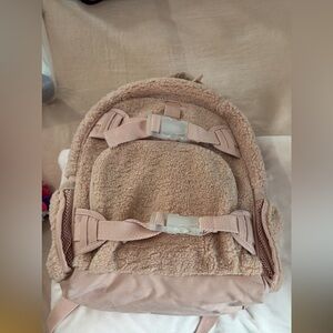 Pottery Barn Pink Sherpa Backpack
